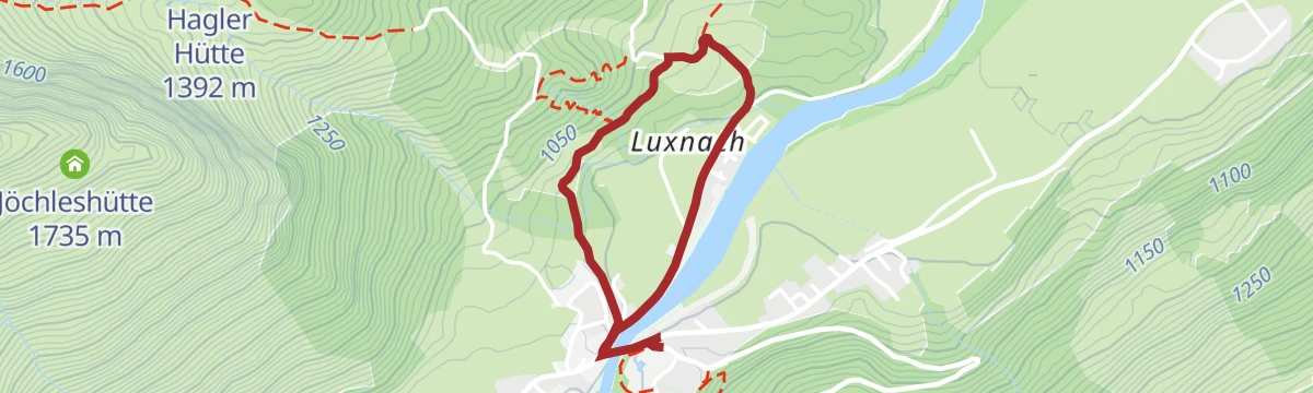 Route map: Doserwasserfall Rundweg